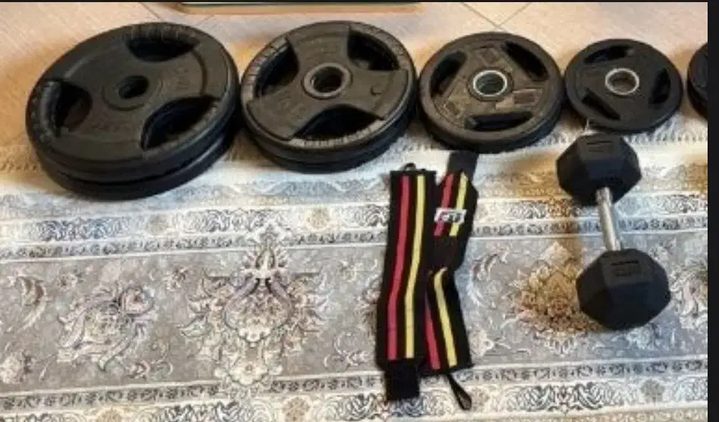 وسایل بدنسازی، وزنه هالتر دمبل|تجهیزات ورزشی|اصفهان, کوی سپاهان|دیوار