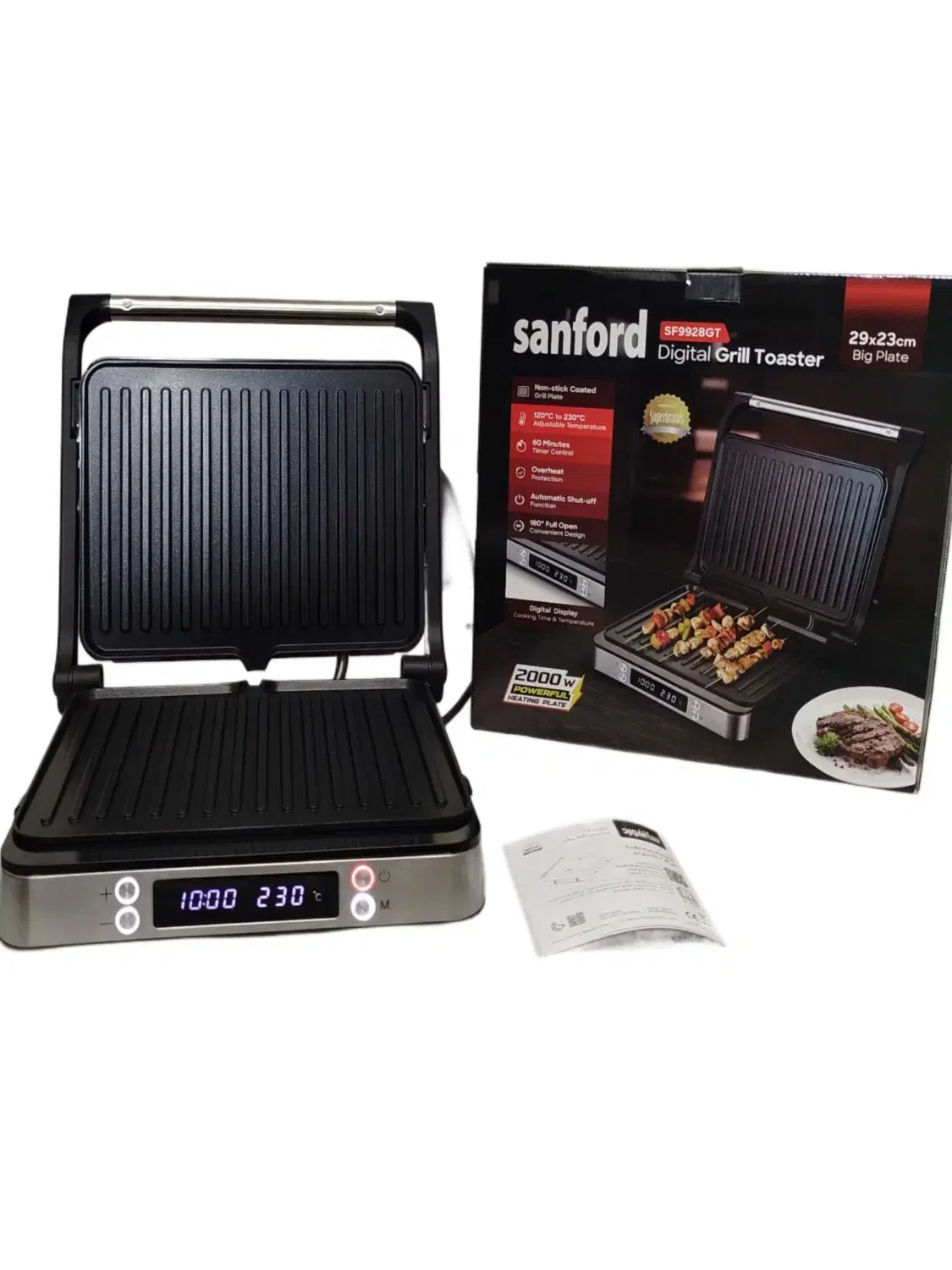 گریل نیمه صنعتی دیجیتال/ ساندویچ ساز سانفورد گیریل|اجاق گاز و لوازم برقی پختوپز|تهران, افسریه شمالی|دیوار