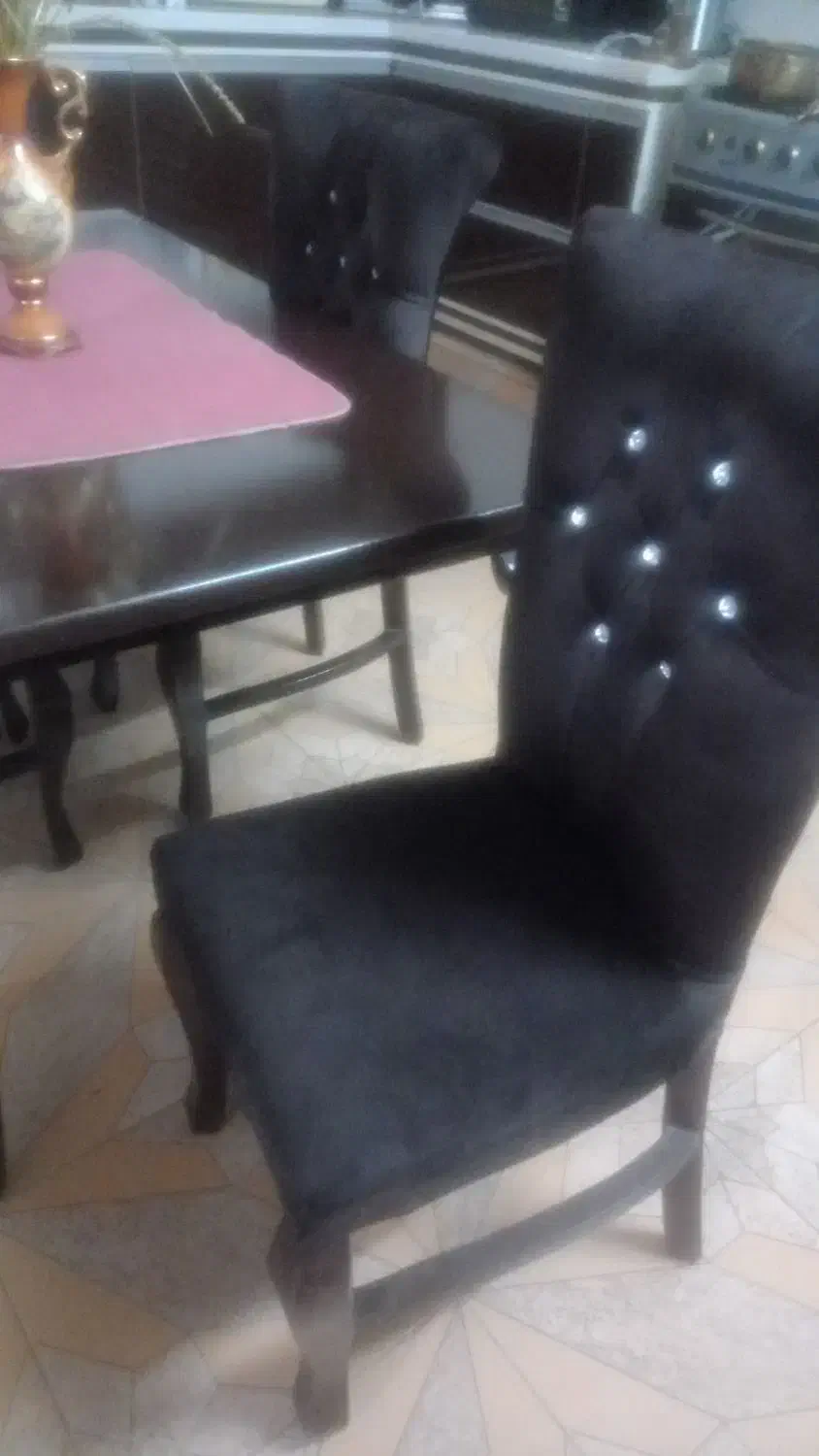 مبلمان سلطنتی ۷ نفره و میز ناهار خوری ۴ نفره|مبلمان خانگی و میز عسلی|فسا, |دیوار