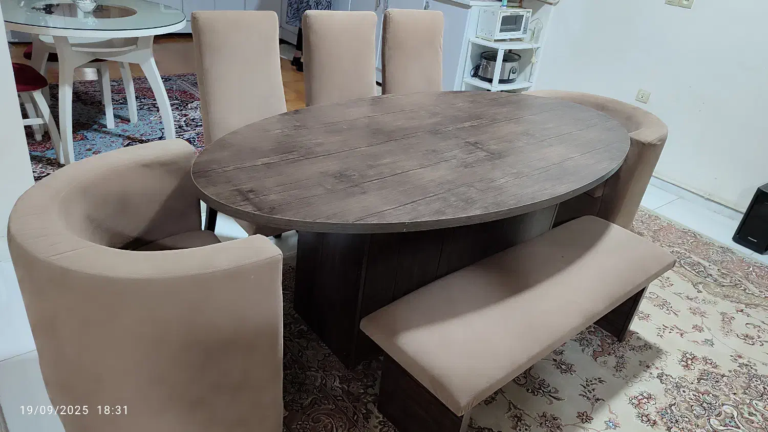 میز نهارخوری 8 نفره|میز و صندلی غذاخوری|ایلام, |دیوار