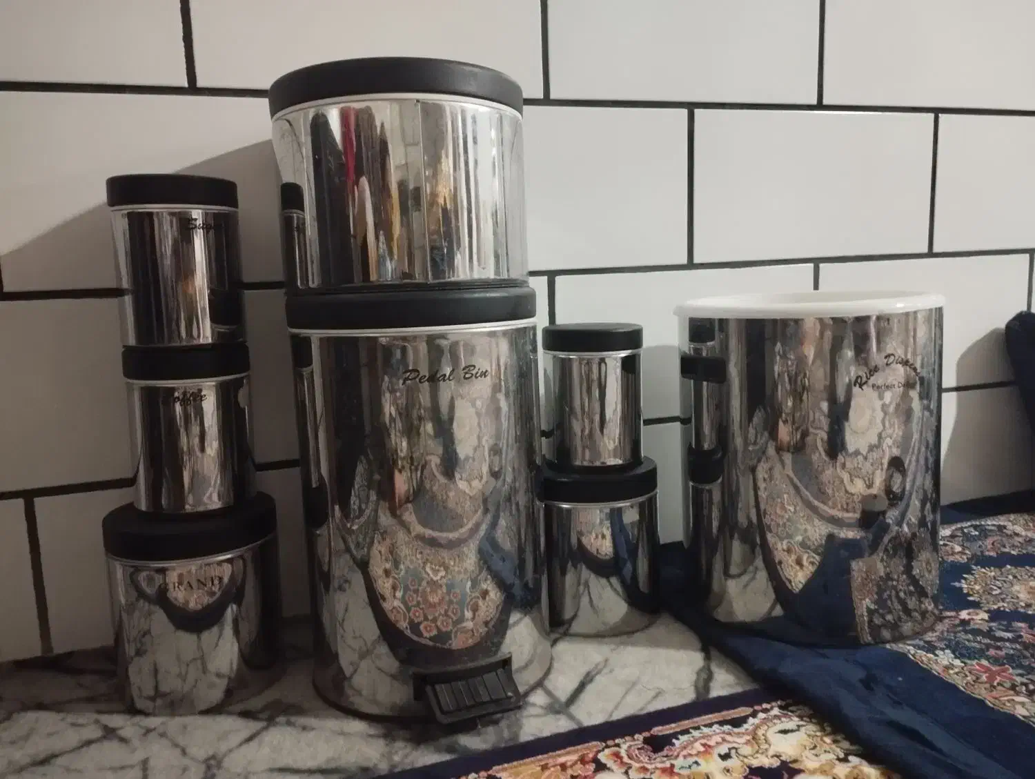 سرویس حبوبات|ظروف نگهدارنده، پلاستیکی، یک‌بارمصرف|شهرکرد, |دیوار