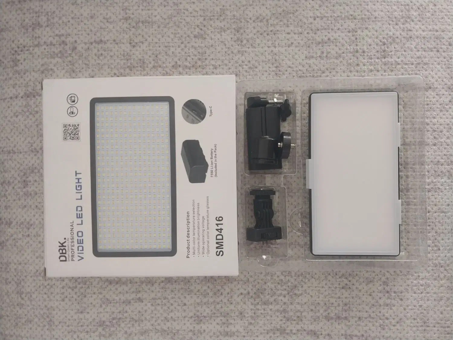 رینگ لایت و نور ثابت ال ای دی روی دوربینی|دوربین عکاسی و فیلمبرداری|شیراز, عفیفآباد|دیوار