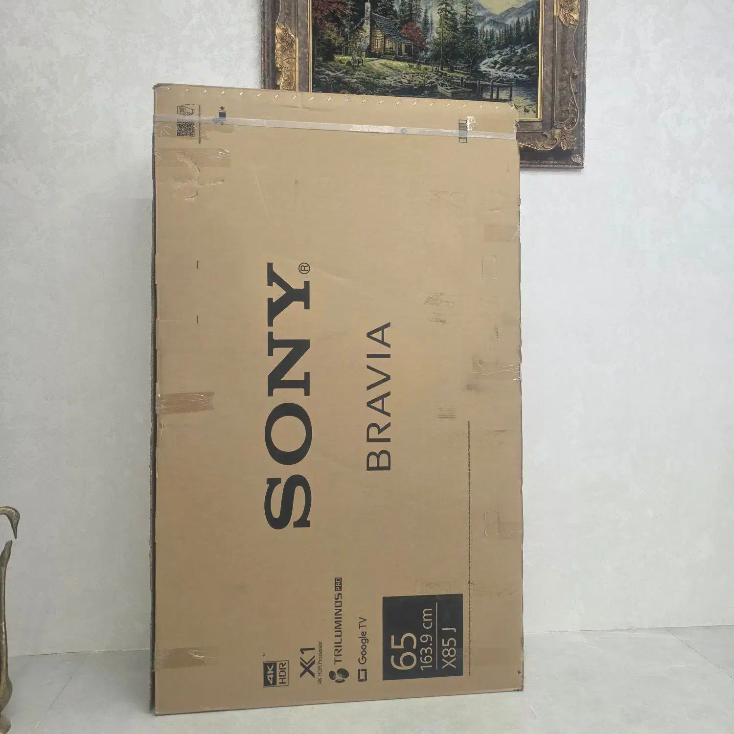 کارتن تلویزیون سونی ۶۵ اینچ|تلویزیون و پروژکتور|کرمانشاه, |دیوار