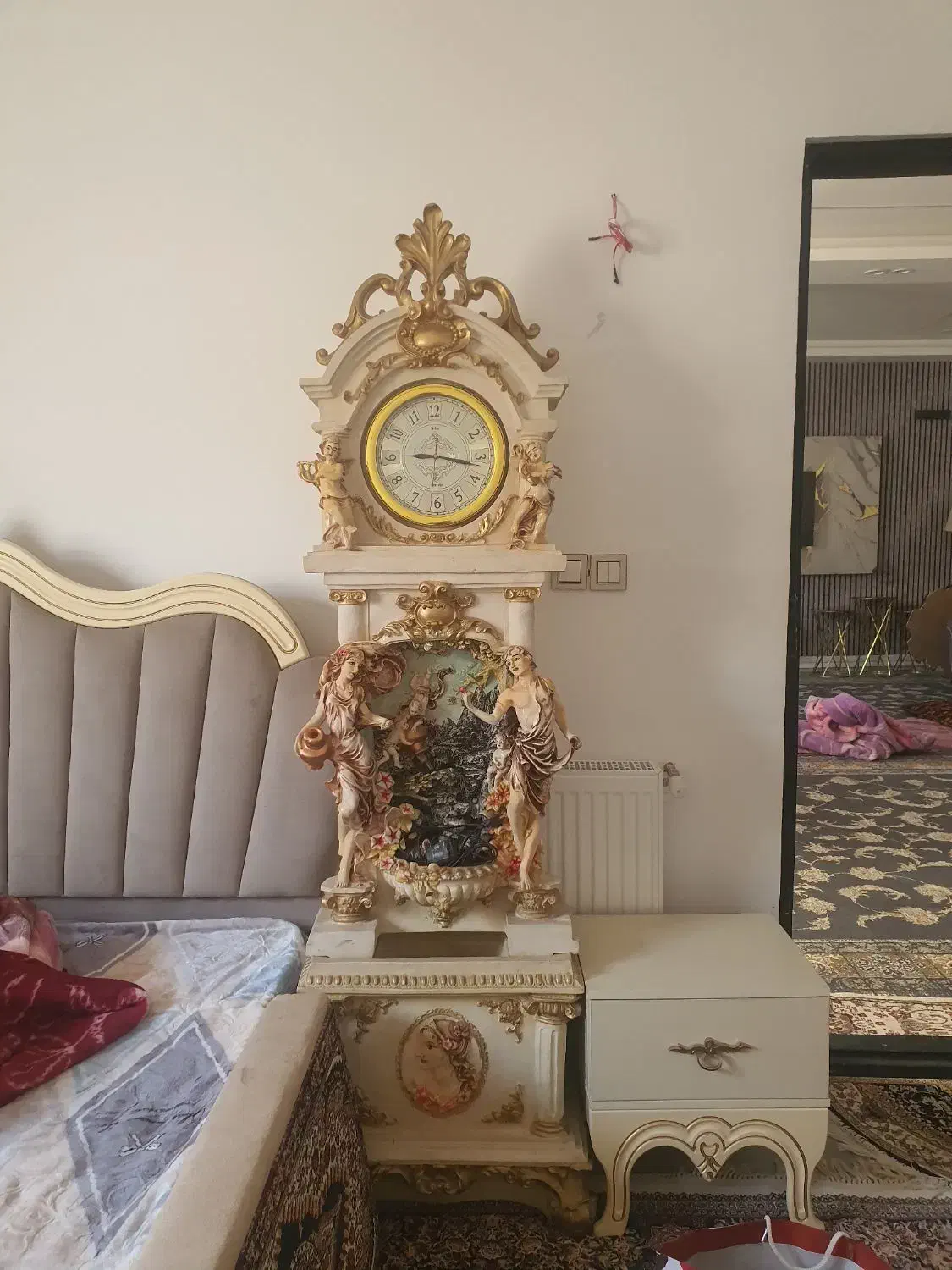 ساعت ایستاده آب نما مدل فواره|ساعت دیواری و تزئینی|زابل, |دیوار