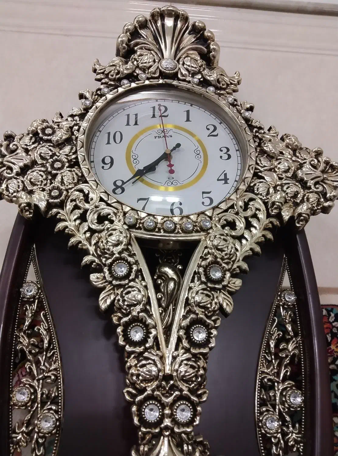 ساعت طرح برنز|ساعت دیواری و تزئینی|قم, شهرک امام حسن|دیوار