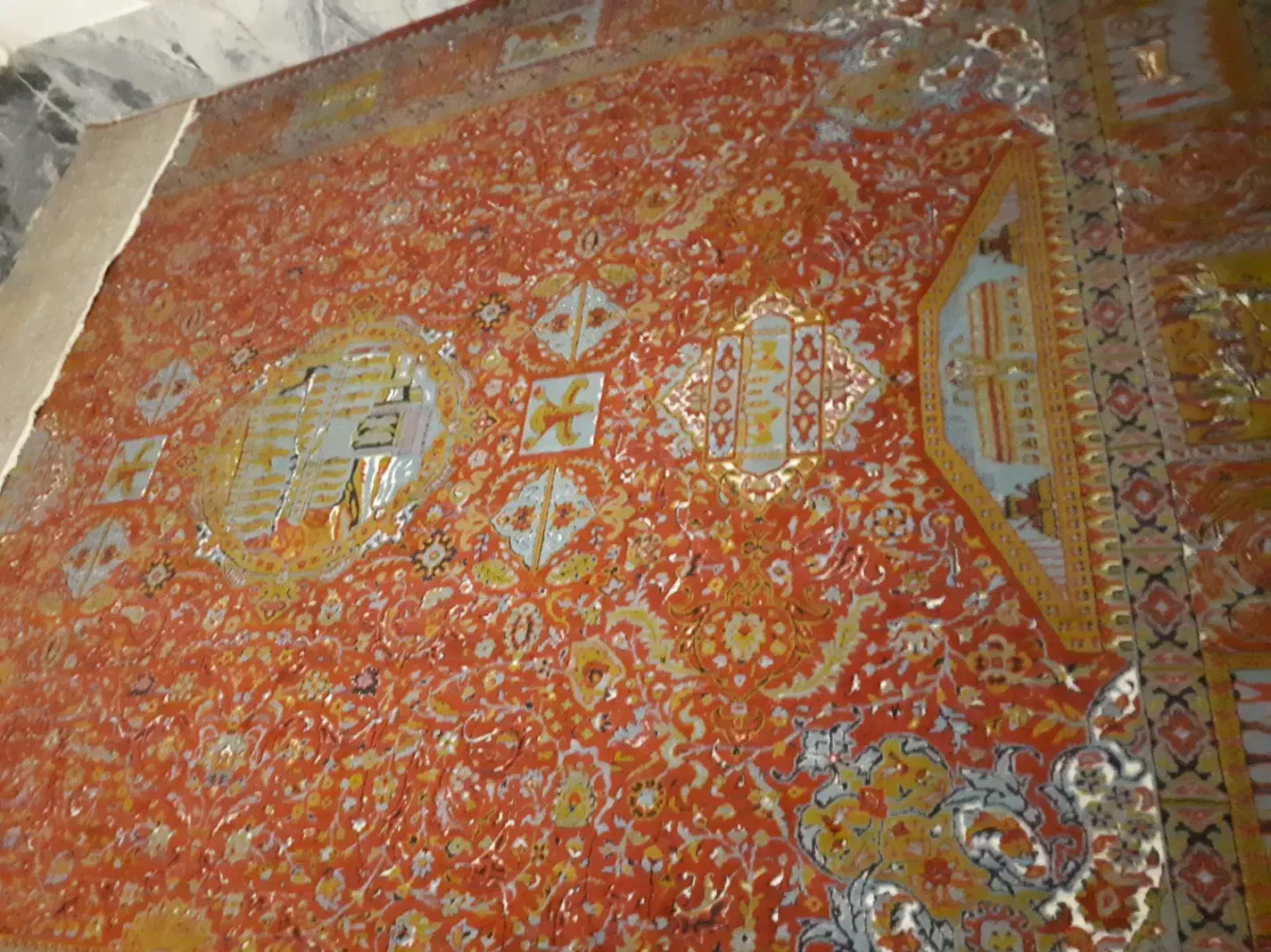 یک عدد فرش دست دوم ۶۰۰ تومن|فرش|بروجرد, |دیوار