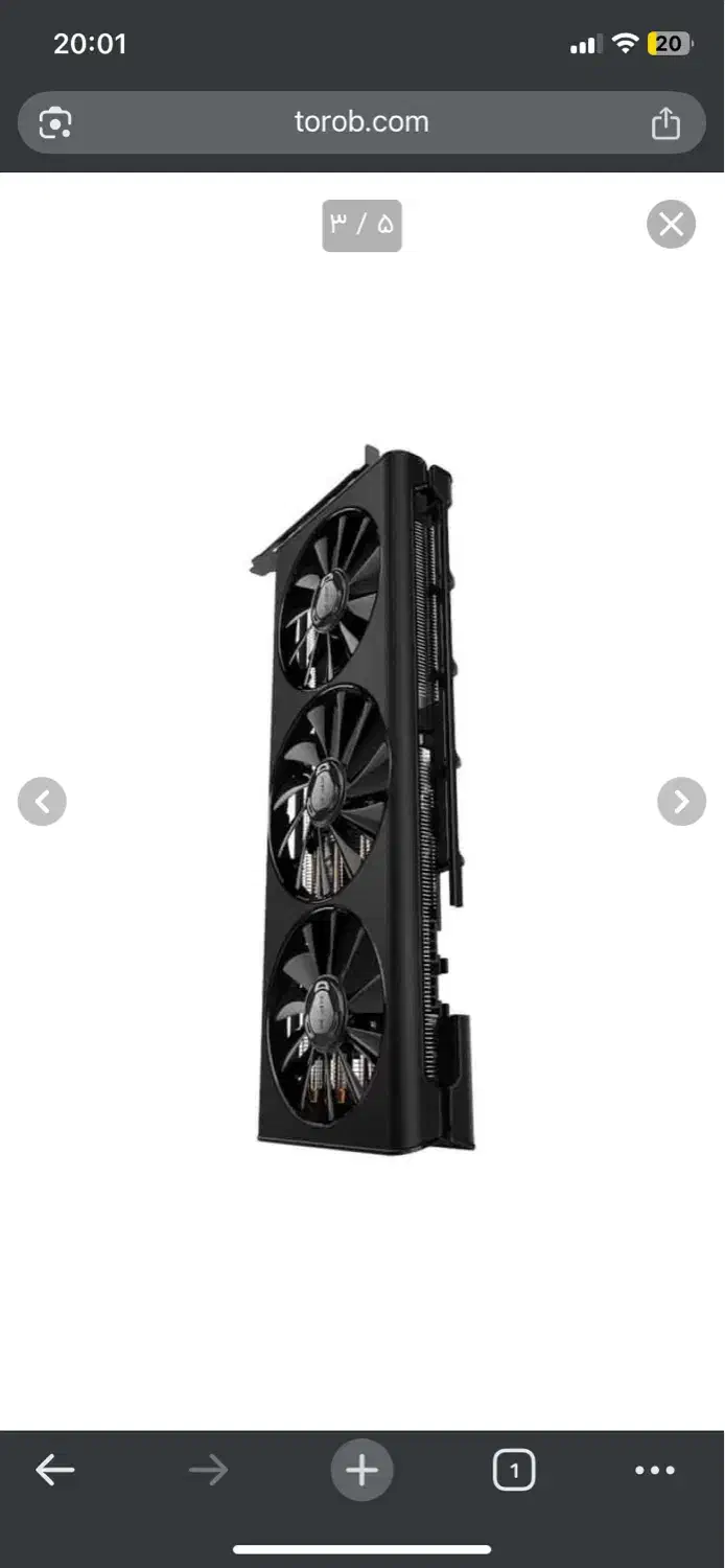 XFX AMD Radeon RX 5700 XT 8GB GDDR6 THICC III|قطعات و لوازم جانبی رایانه|شهرکرد, |دیوار