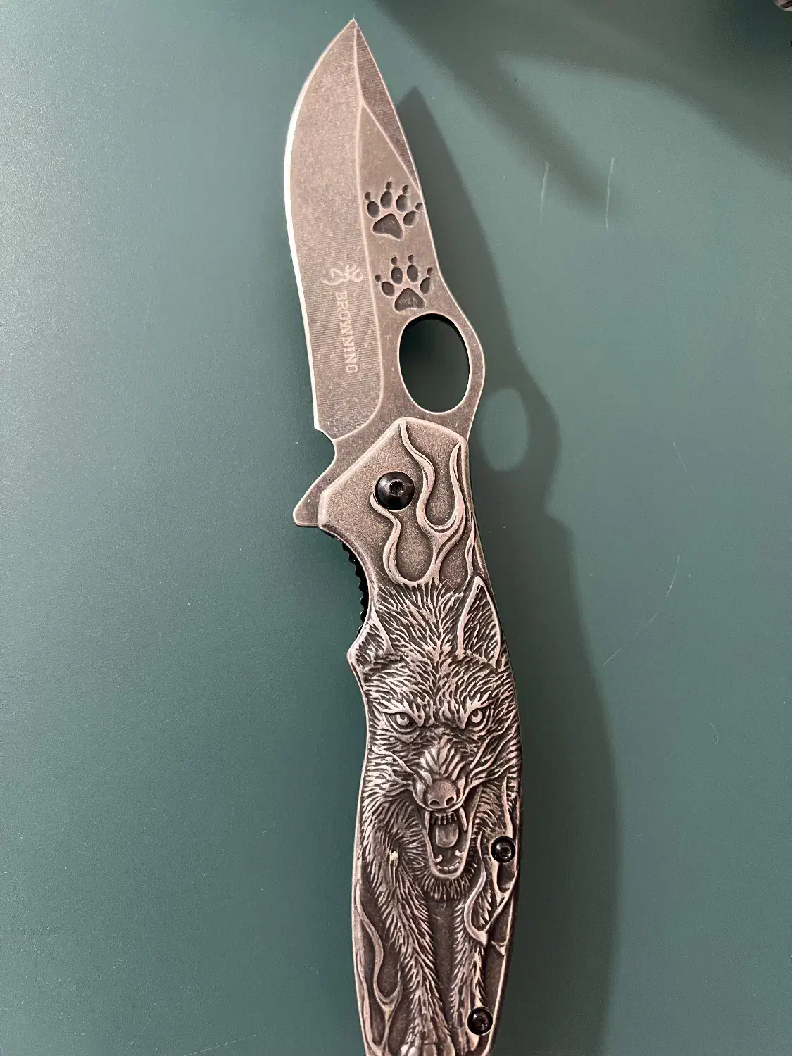 چاقو زنجان طرح گرگ|کوهنوردی و کمپینگ|بندرعباس, |دیوار