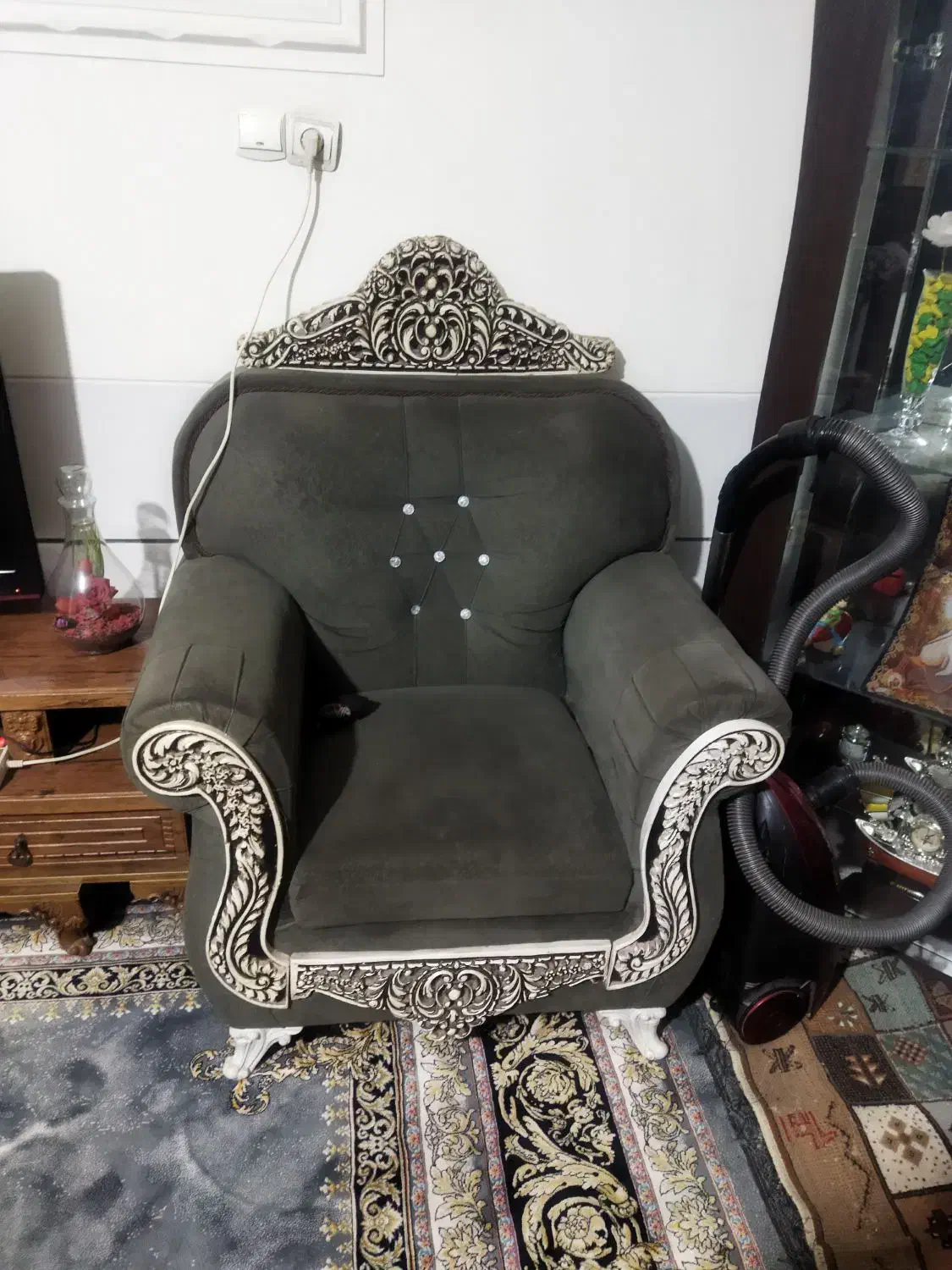 مبل سلطنتی|مبلمان خانگی و میز عسلی|شیراز, شهرک قمشه|دیوار