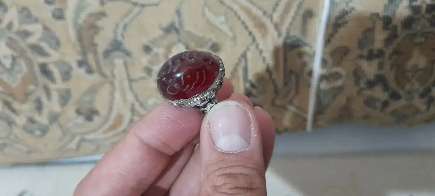 نگین دُر نجف و انگشتر خون بند|جواهرات|خمین, |دیوار