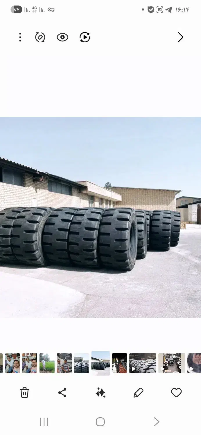 لاستیک لودری کامیون لیفتراک رینگ کمپرسی|قطعات یدکی و لوازم جانبی|مشهد, رباط طرق|دیوار