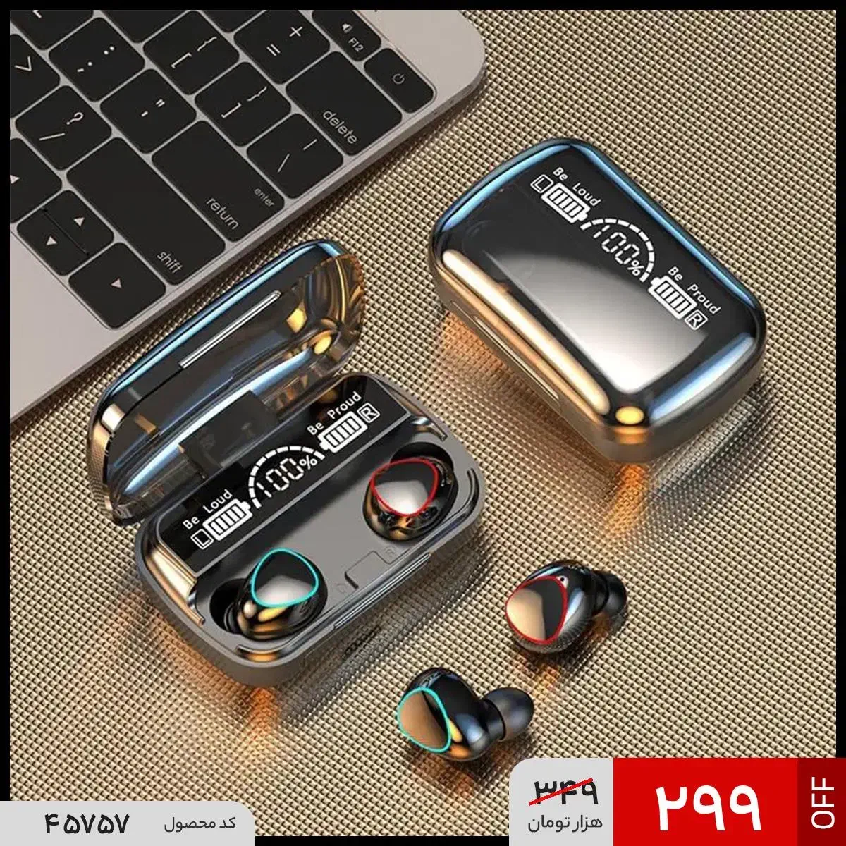 ایرپاد بلوتوثی Newest M10 V5.3 ORIG|لوازم جانبی موبایل و تبلت|جبالبارز, |دیوار