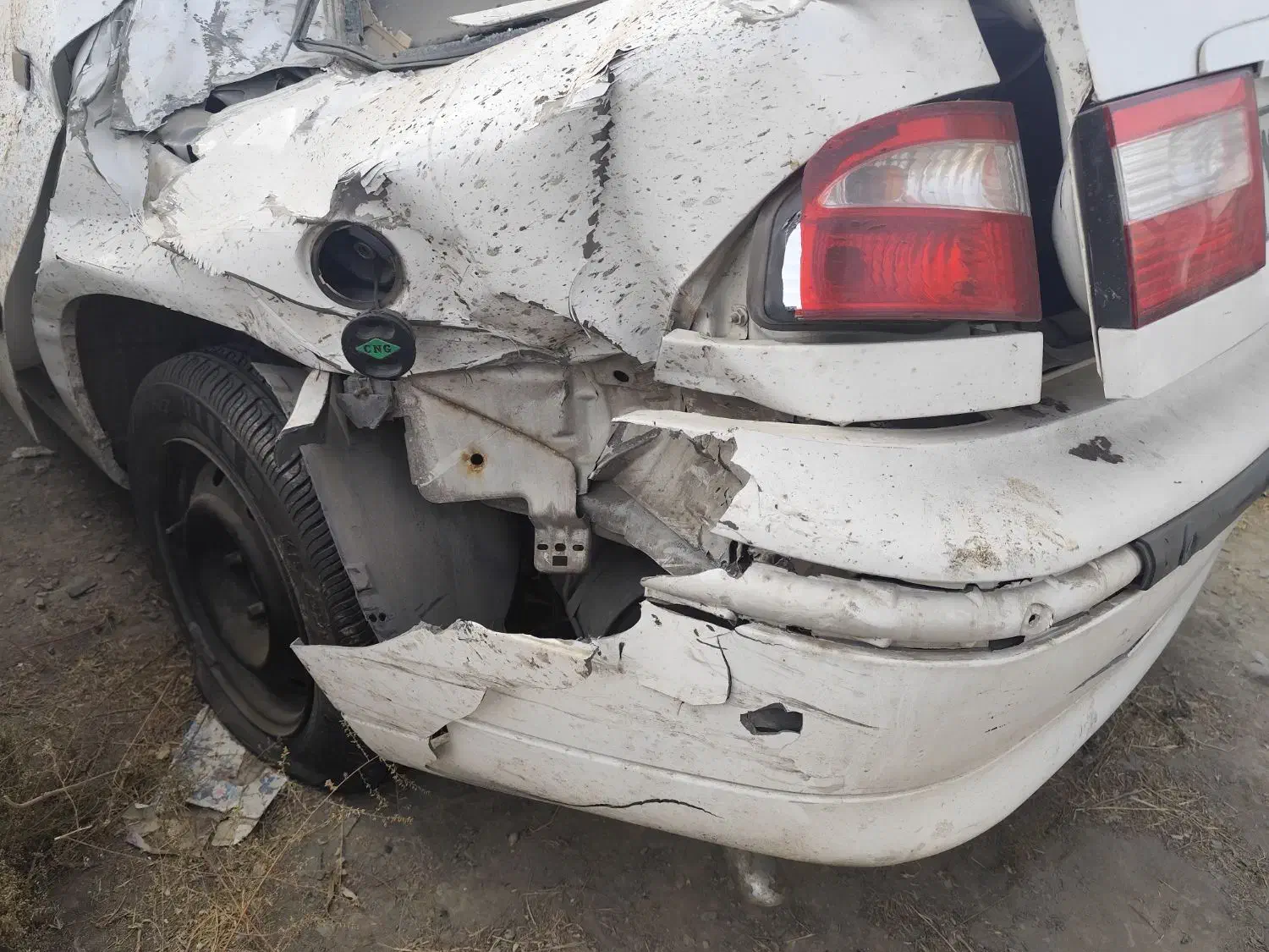 سمند ef7 دوگانه کارخانه تصادفی|خودرو سواری و وانت|مشهد, شهرک لشکر (شهرک غرب)|دیوار