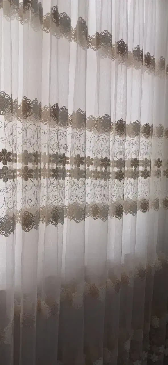 پرده تور جنس ترک در حد نو|پرده، رانر، رومیزی|نجف‌آباد, ویلاشهر|دیوار