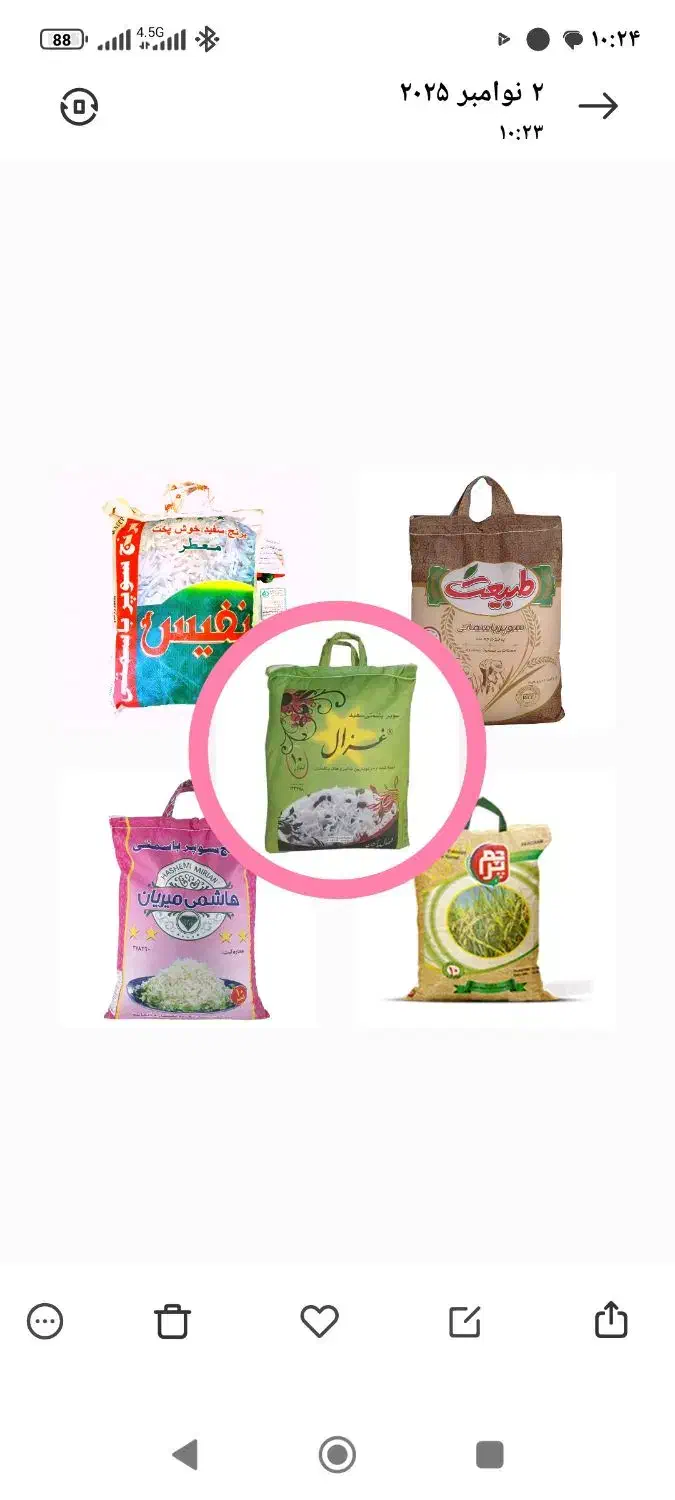 برنج پاکستانی نفیس و طبیعت حواله مشهد دانه بلند|خوردنی و آشامیدنی|تهران, مولوی|دیوار