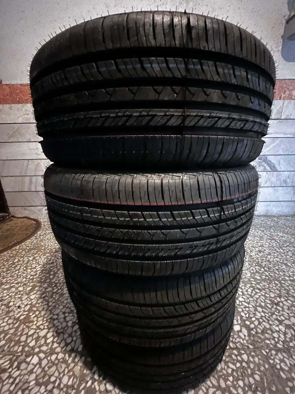 4 حلقه لاستیک نو بارز ( 205/50/17 )|قطعات یدکی و لوازم جانبی|ساری, |دیوار