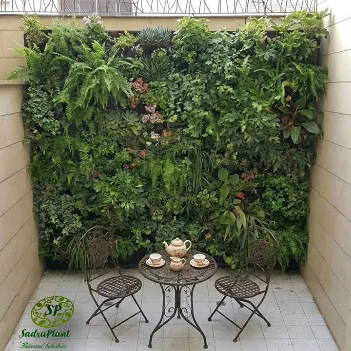 دیوار سبز و گرینوال مدل SP.FloraFelt|گل و گیاه طبیعی|تهران, جردن|دیوار
