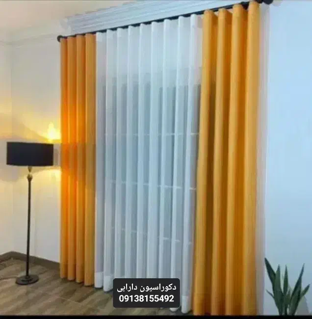 طراحی دوخت و اجرای پرده پلیسه پانچ  مینیمال|پرده، رانر، رومیزی|اصفهان, شهریار|دیوار
