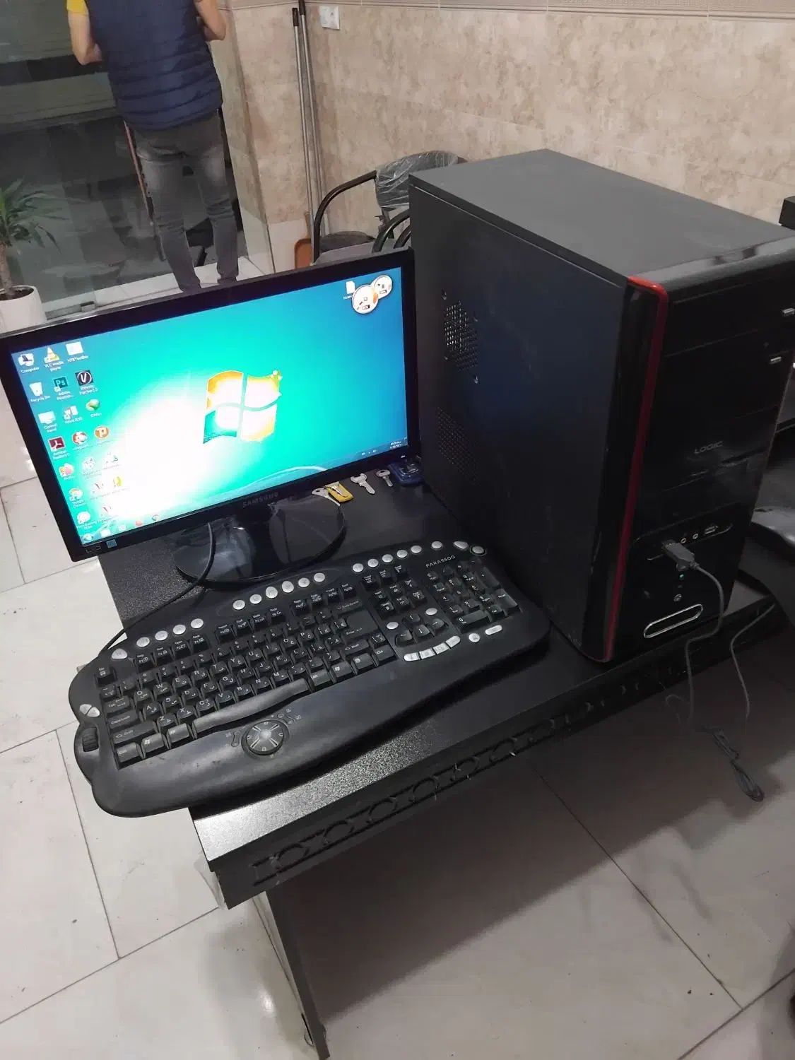 کاپیوتر خانگی تمیز و کاملا سالم|رایانه رومیزی|رشت, پاره بیجار|دیوار