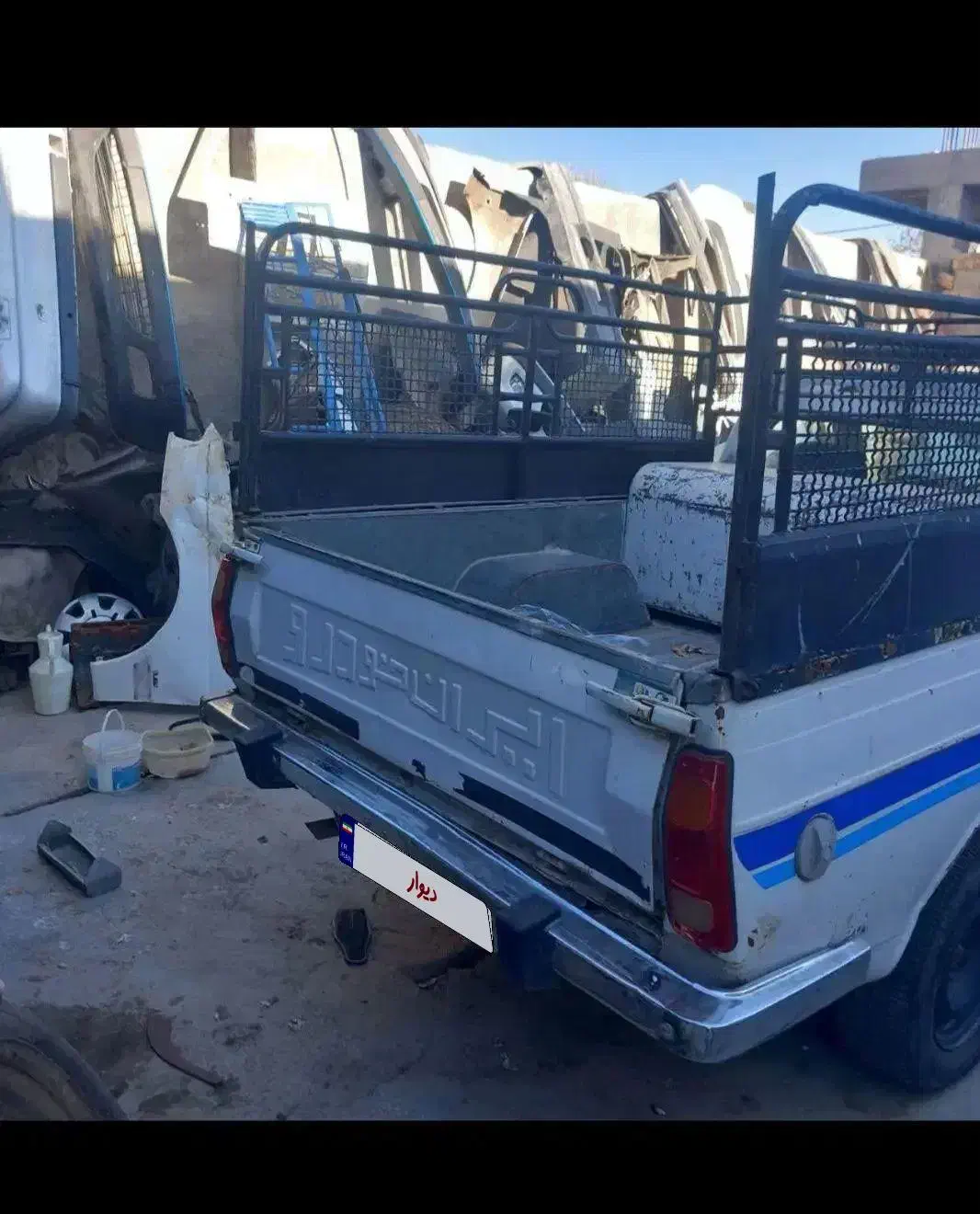 تصادفی وانت پیکان|خودرو سواری و وانت|اصفهان, آبشار|دیوار