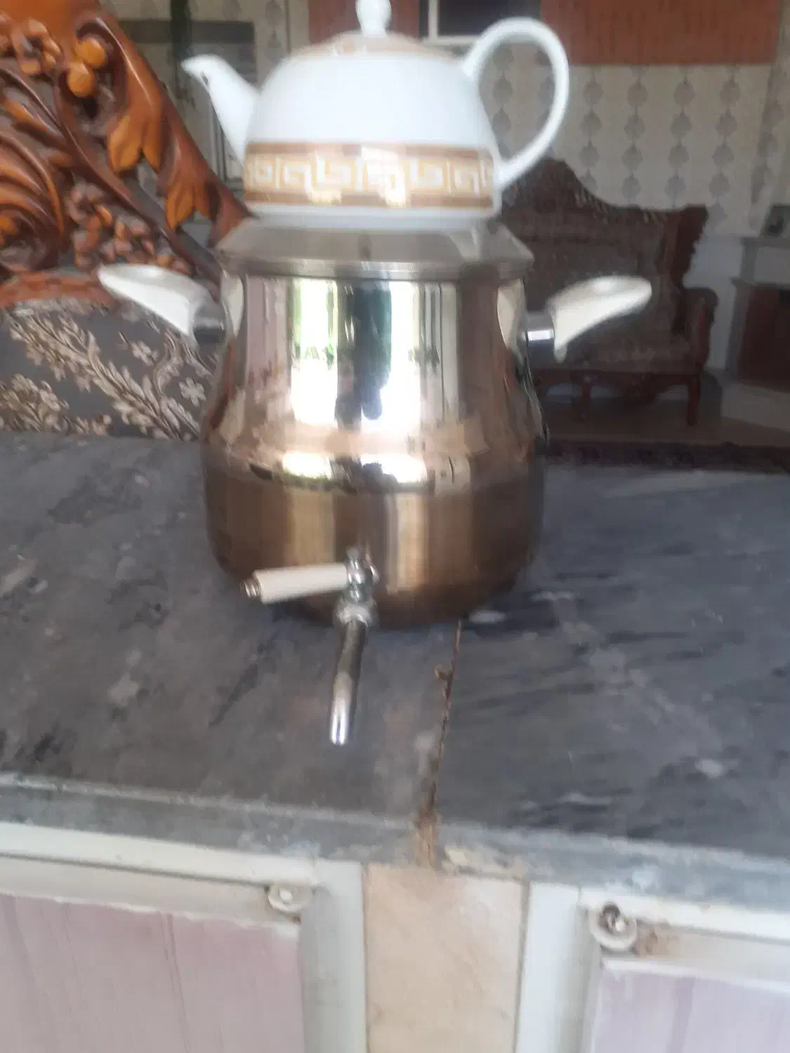 کتری قوری (سماوری)|قوری، کتری، قهوهساز دستی|آشخانه, |دیوار