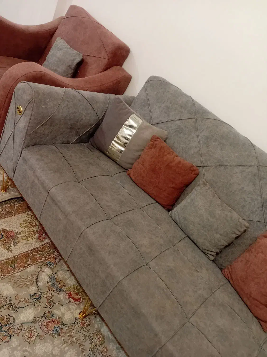 مبل ۷نفره|مبلمان خانگی و میز عسلی|خرم‌آباد, |دیوار