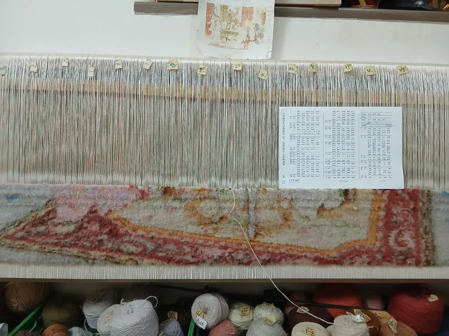 تابلوفرش پاسور باز|تابلو فرش|تهران, سازمان برنامه شمالی|دیوار