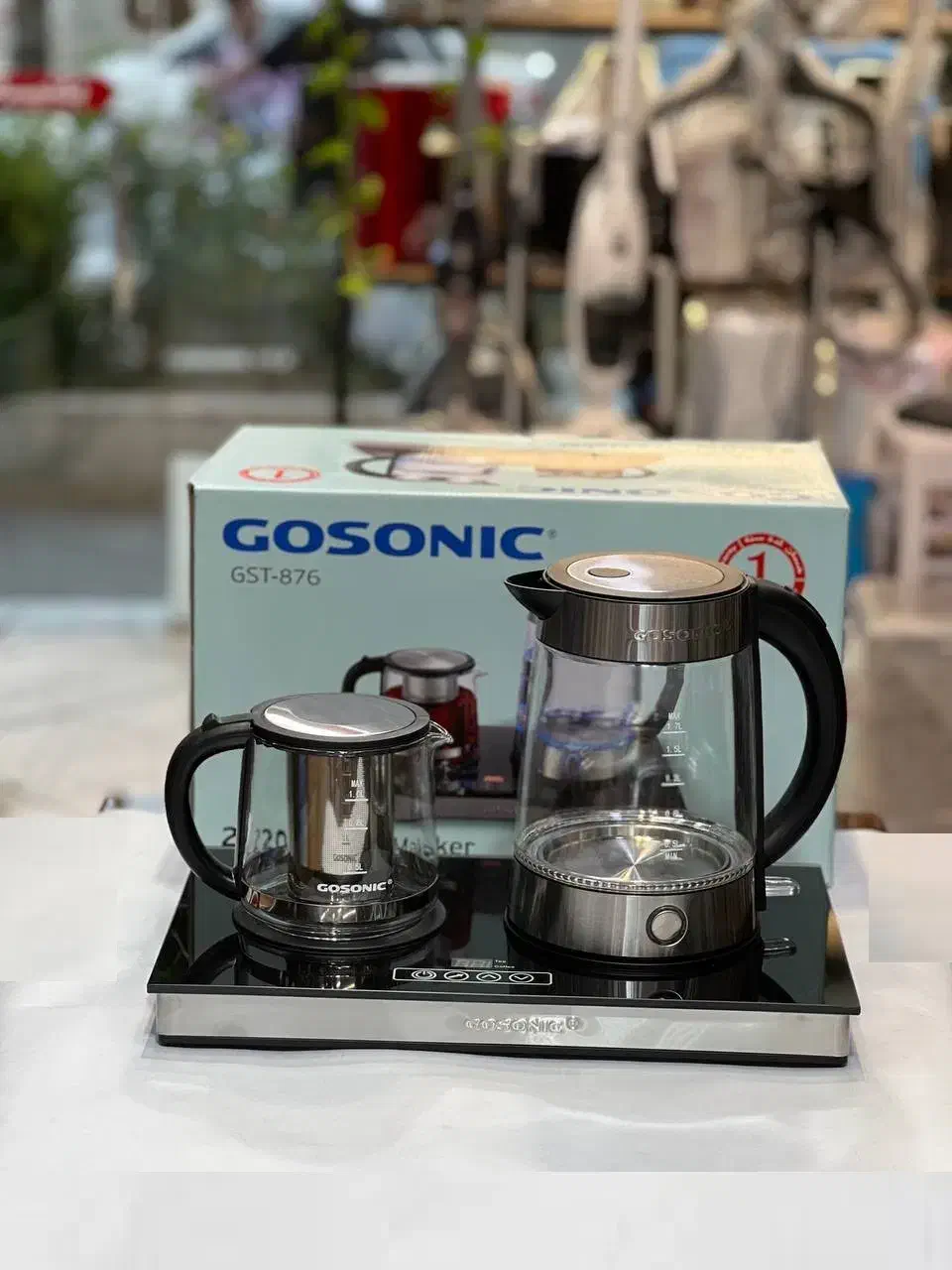 چایساز پیرکس گاسونیک چای ساز 876 کتری برقی گوسونیک|سماور، چای‌ساز، قهوه‌ساز|مشهد, آزادشهر|دیوار