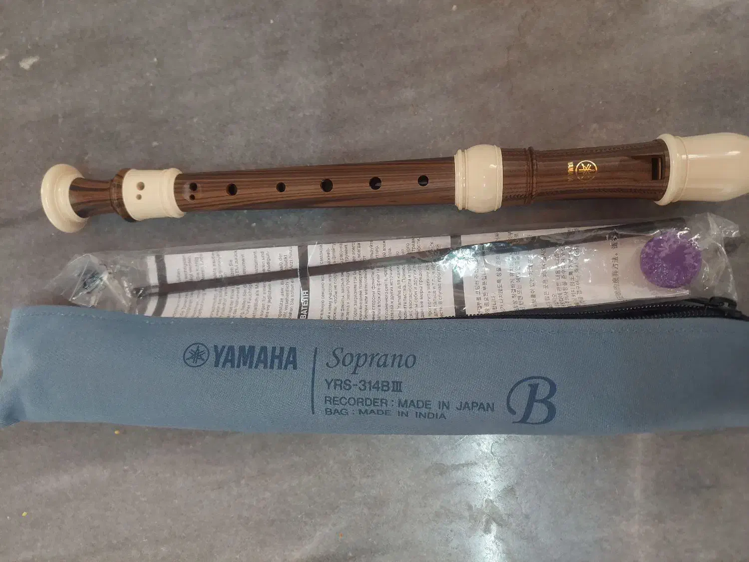 فلوت یاماها سوپرانو اصل ژاپن|سازهای بادی|تنکابن, |دیوار