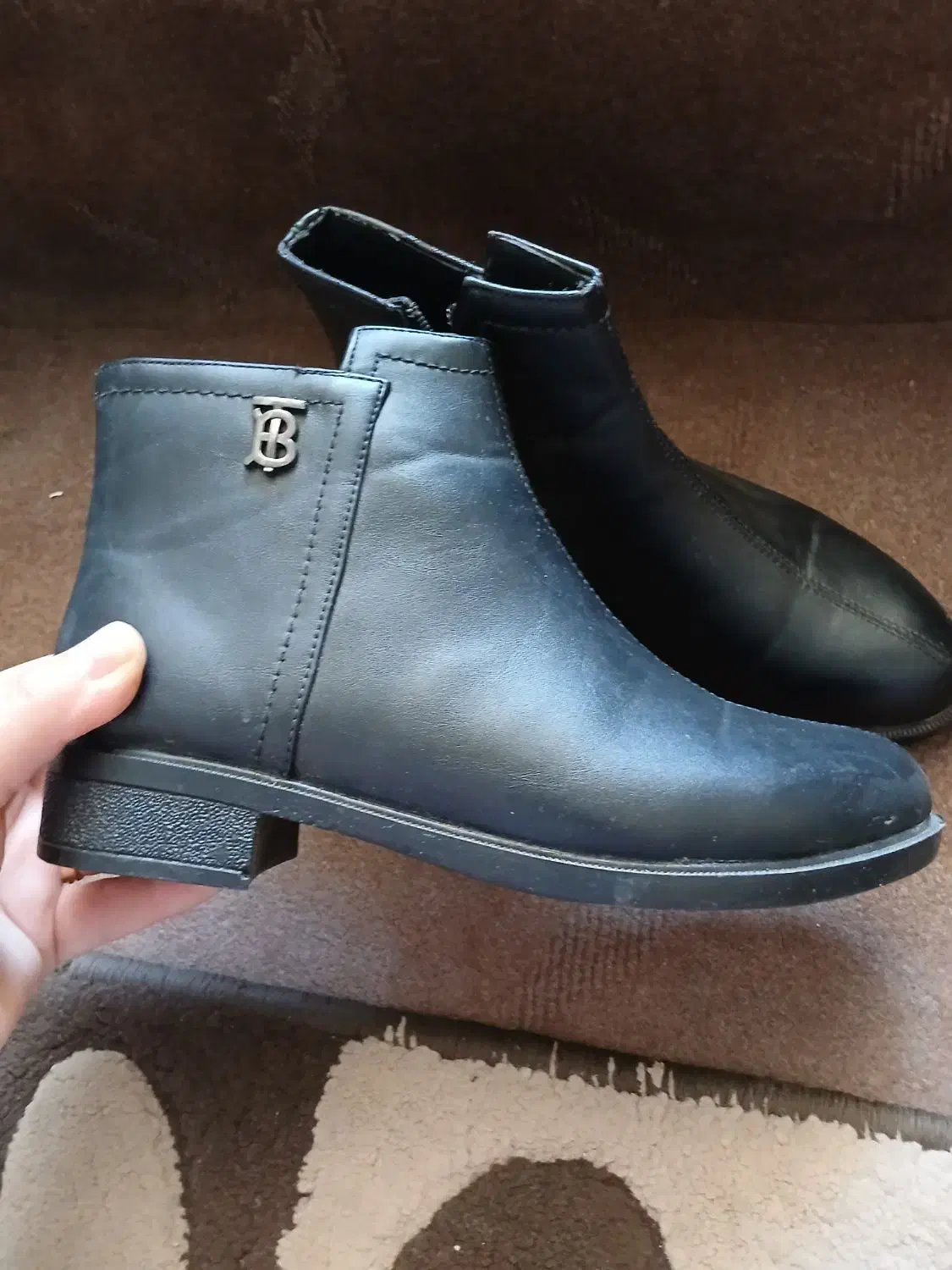 کفش نیم بوت زنانه|کیف، کفش، کمربند|قم, نیروگاه|دیوار