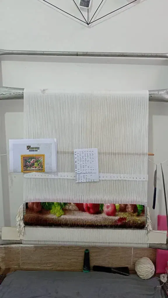 تابلوفرش دستباف گل ومیوه|تابلو فرش|مشهد, طلاب|دیوار