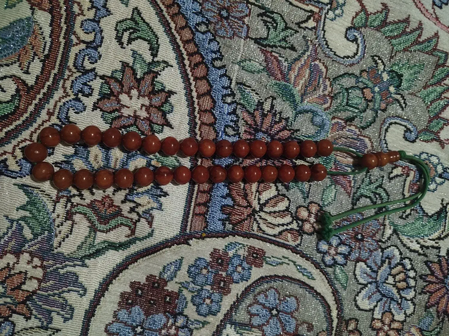 تسبیح کهربا ۳۳ تایی|جواهرات|قرچک, مهدیه|دیوار