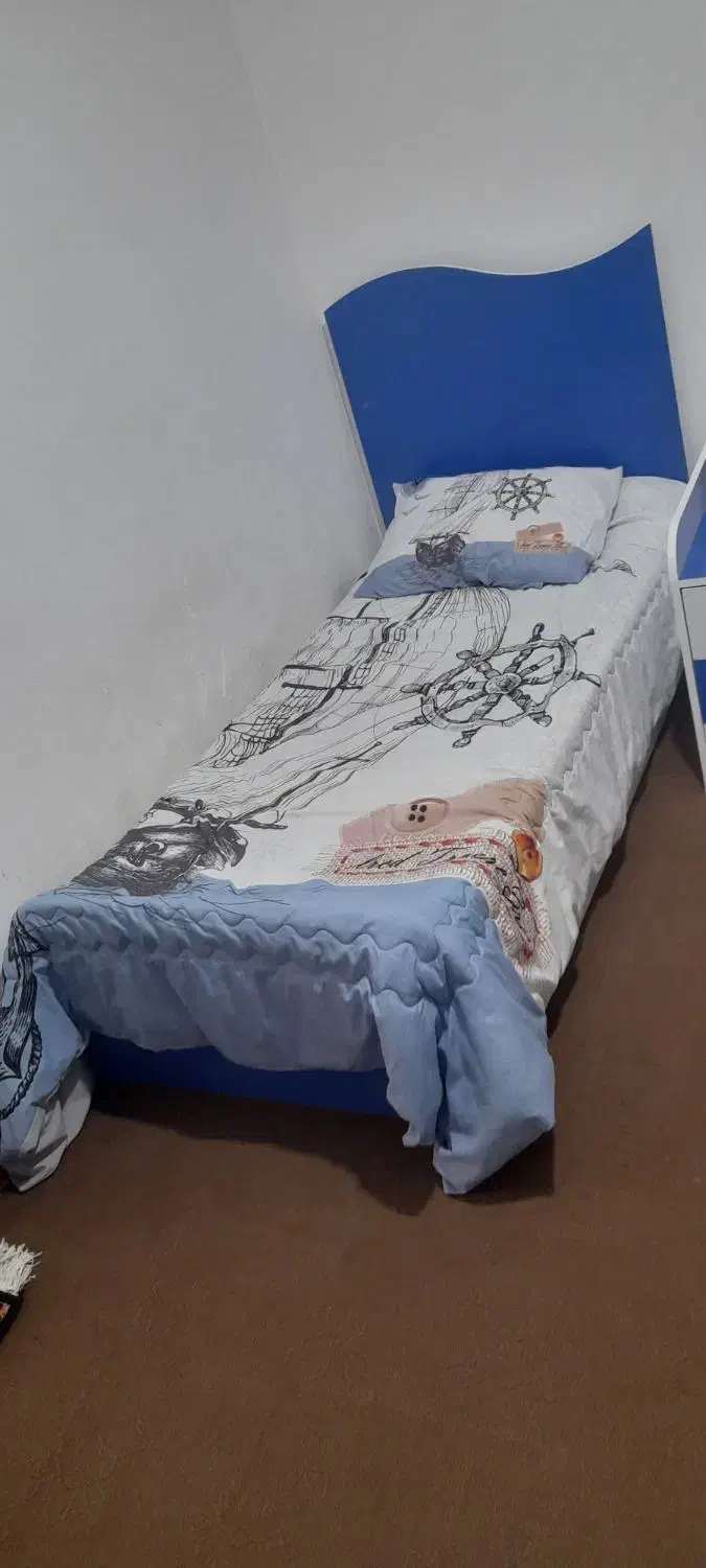 تخت وکمد کودک ونوجوان|تخت و سرویس خواب|داراب, |دیوار