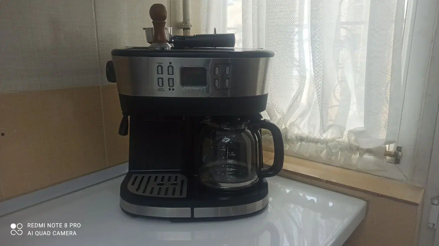 قهوه ساز دوکاره|سماور، چای‌ساز، قهوه‌ساز|قروه, |دیوار