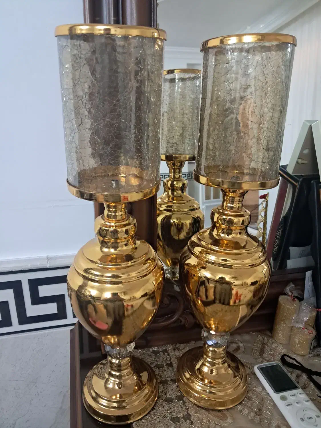 شمدان|لوستر و چراغ آویز|قم, عمار یاسر|دیوار