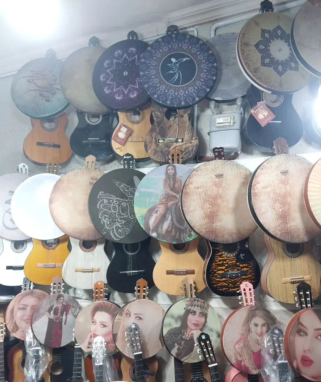 دایره دف تمپو ضرب داربوکا گیتار خرید آموزش|سازهای سنتی|مشهد, ایثار|دیوار