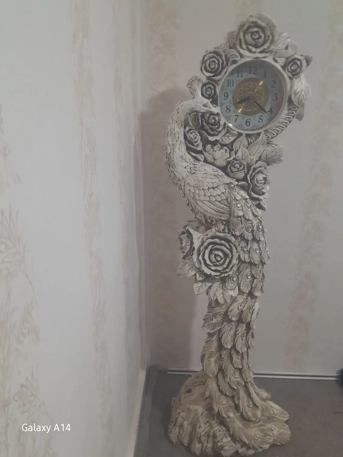 ساعت ایستاده طرح طاووس|ساعت دیواری و تزئینی|مشهد, مصلی (کارمندان اول)|دیوار