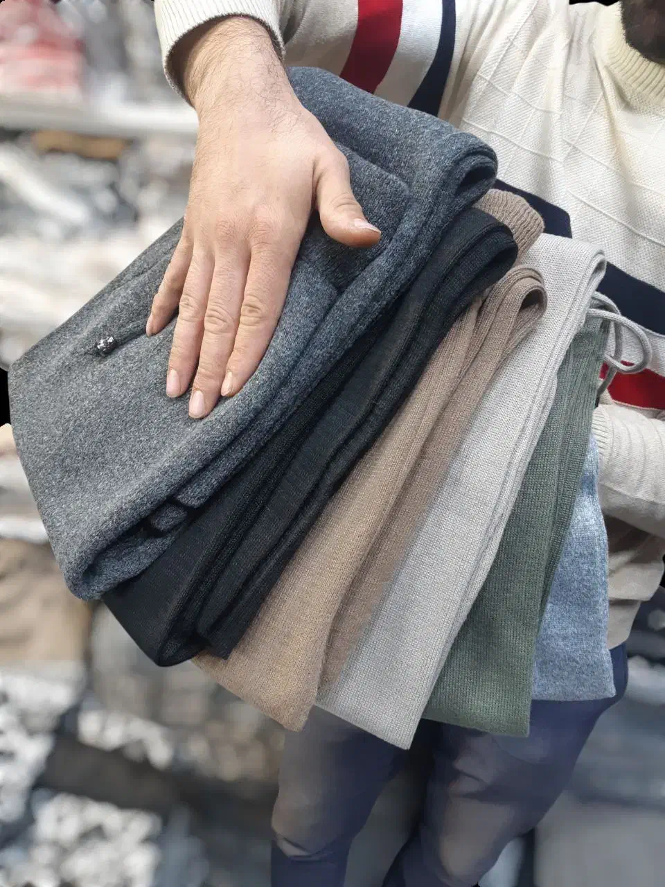 فروش عمده شلوار بگ بافت جیبدار|لباس|تهران, بازار|دیوار