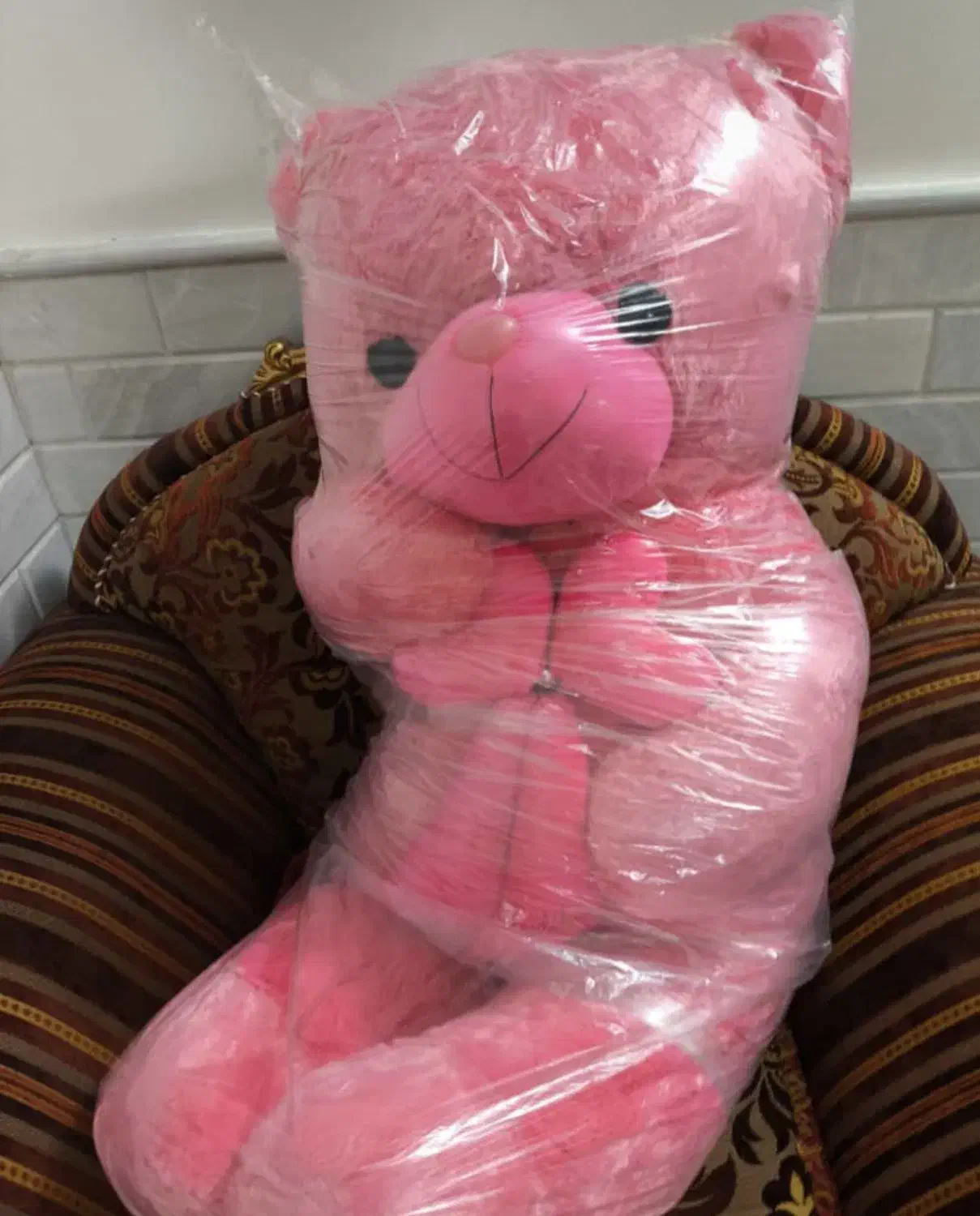 عروسک خرس صورتی|اسباب‌‌بازی|ساوه, |دیوار