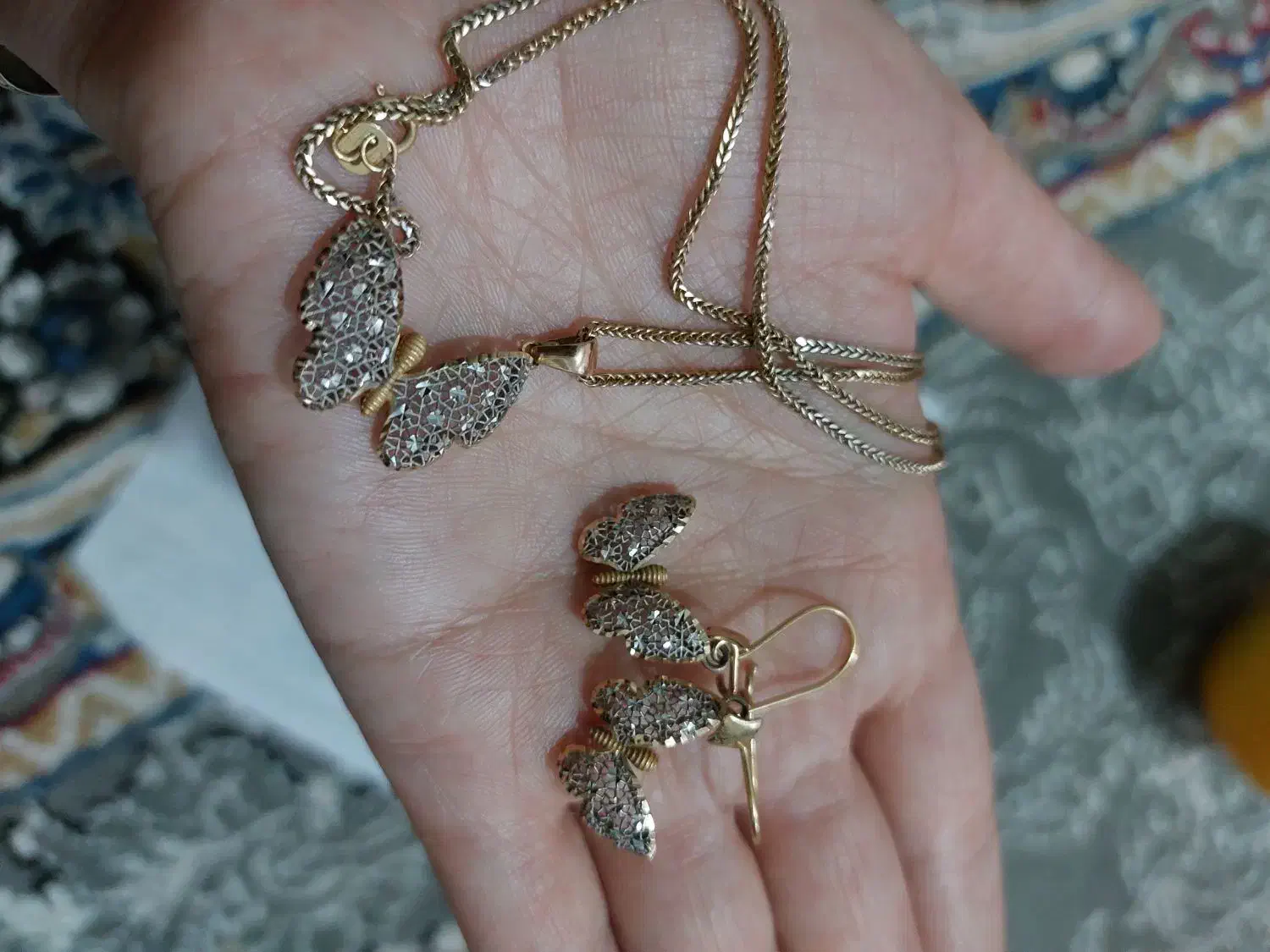 نیم ست پلاک گوشواره|جواهرات|نیشابور, دارایی|دیوار