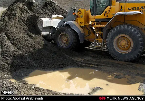 حمل فروش مصالح شن ماسه شسته طبیعی بلوک|مصالح و تجهیزات ساختمان|اردبیل, |دیوار