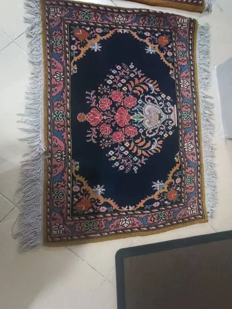 قالیچه جفت دستباف چهار مهال|کلکسیون اشیاء عتیقه|تهران, دروس|دیوار