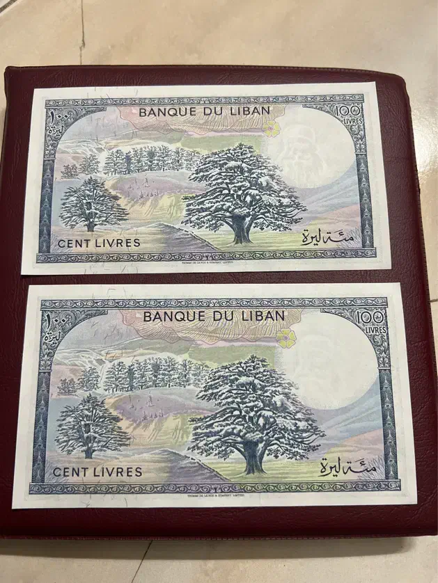اسکناس ۱۰۰ لیره فوقکلکسیونی کشور لبنان|کلکسیون سکه، تمبر، اسکناس|اراک, |دیوار