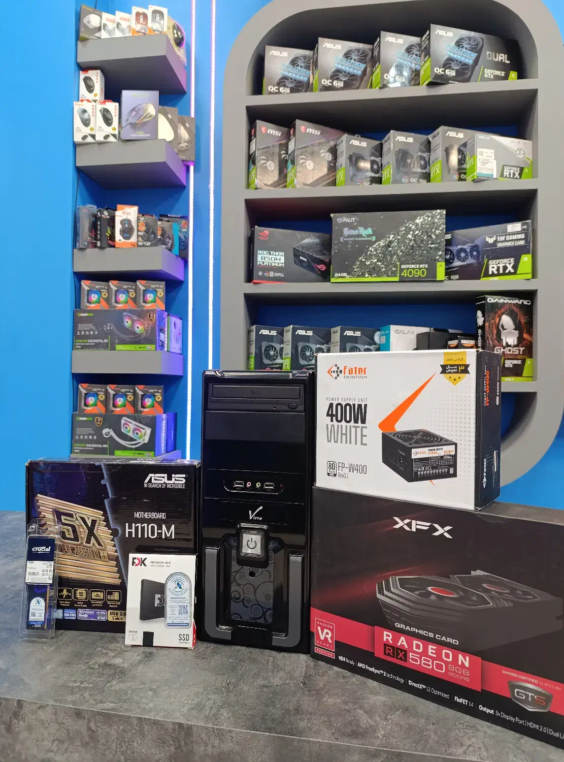 RX580+i5 6500 کیس گیمینگ قوی با شرایطی ویژه|رایانه رومیزی|مشهد, عامل|دیوار