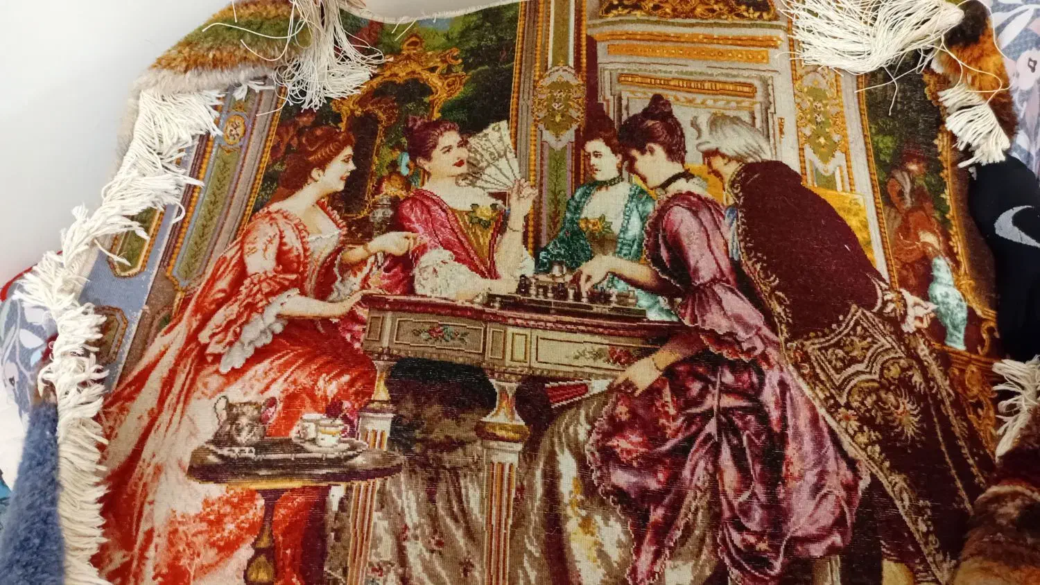 تابلو فرش با چله ابریشم|تابلو فرش|اردبیل, |دیوار