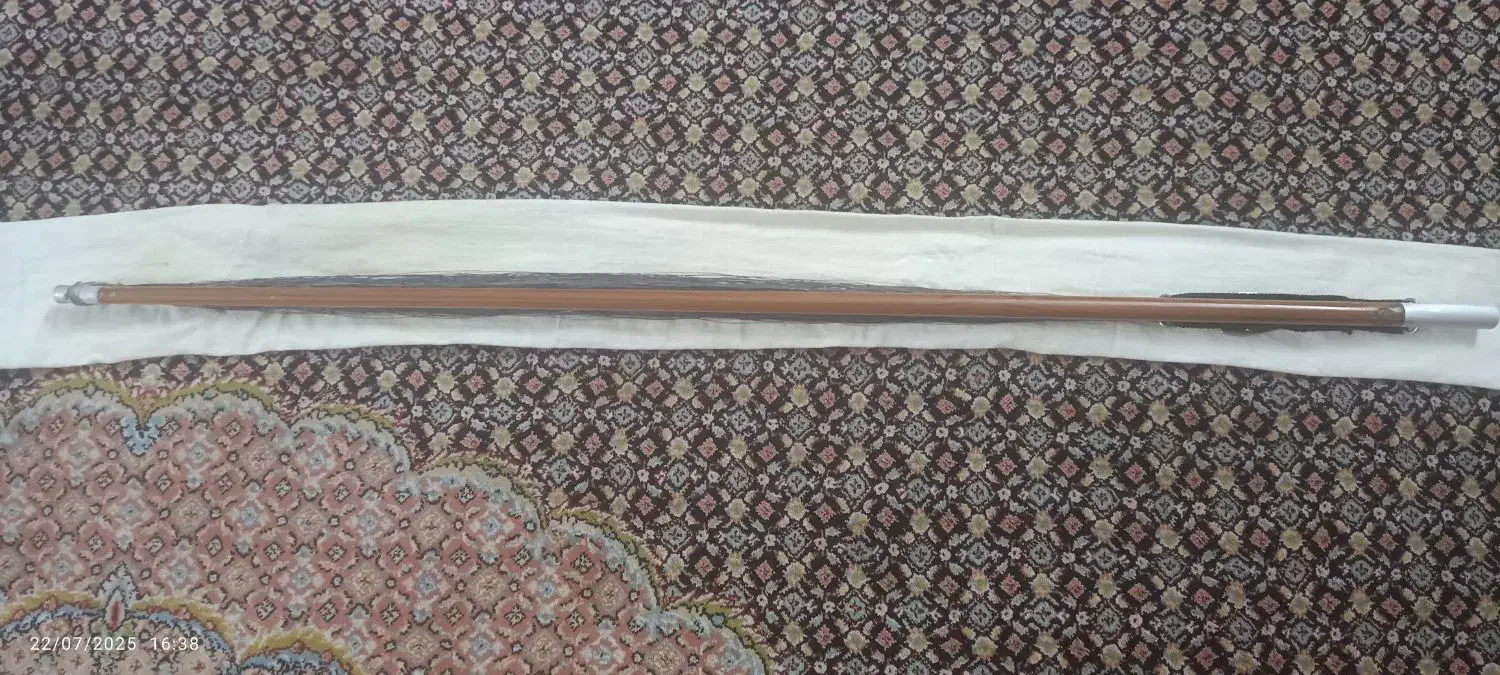 آرشه مو مشکی کمانچه با مهره گل باز|سازهای سنتی|تهران, نیروی هوایی (پیروزی)|دیوار