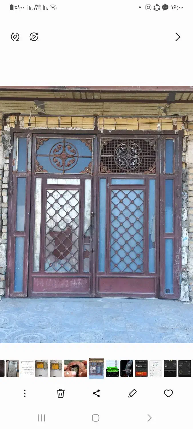 درب فلزی بزرگ|مصالح و تجهیزات ساختمان|دورود, |دیوار