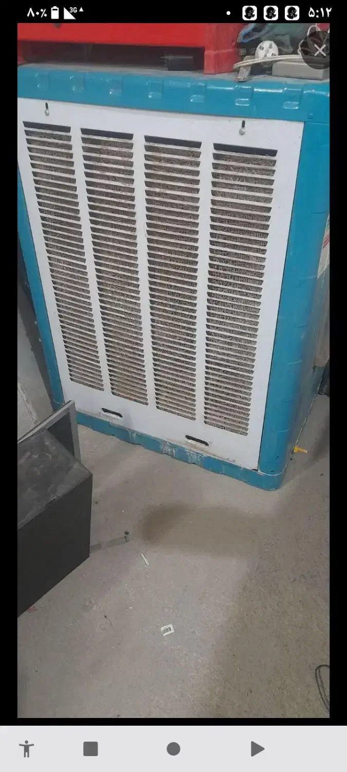 کولر آبی 4500 بزرگ کاملا سالم و 2 سال کارکرده|کولر آبی|پرند, فاز ۴|دیوار