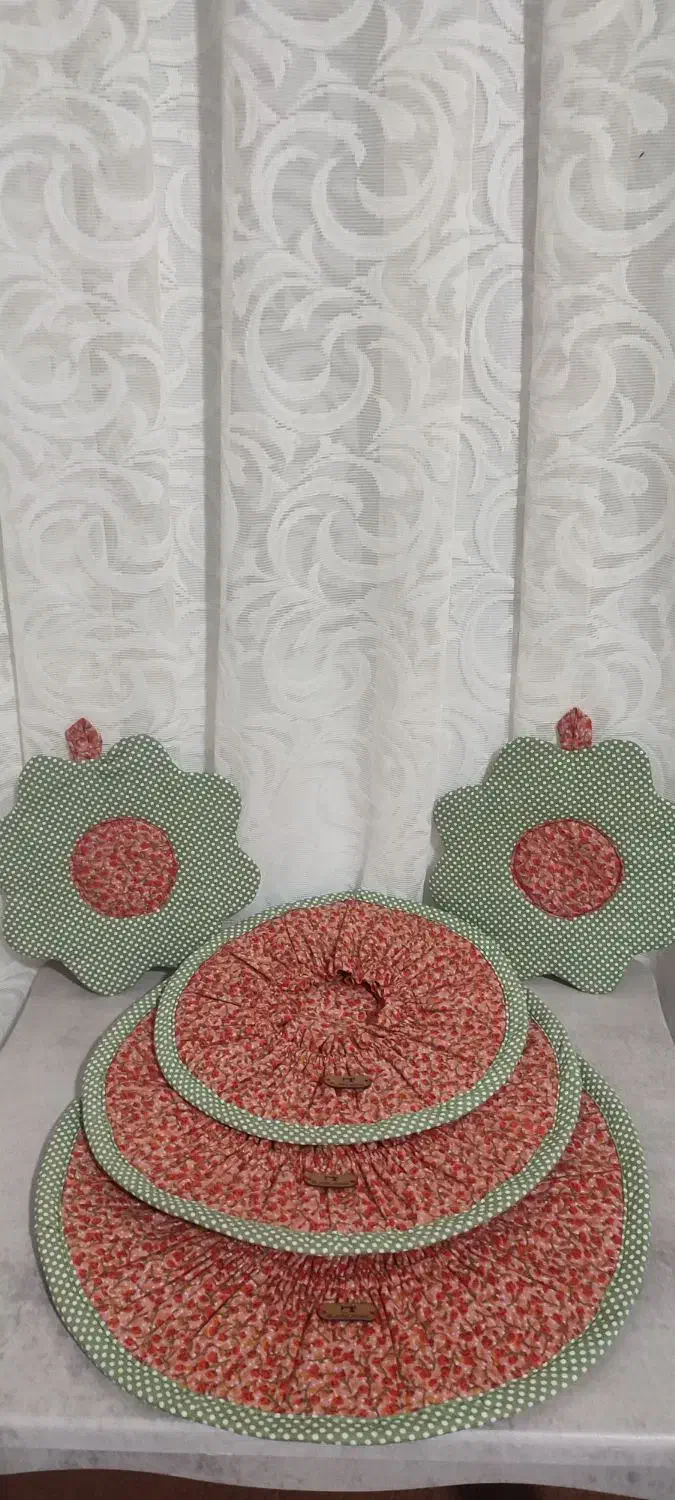 دمکنی اقتصادی شامل سه عدد دمکنی و دو عدد دستگیره|سفره، حوله، دستمال آشپزخانه|بجنورد, |دیوار