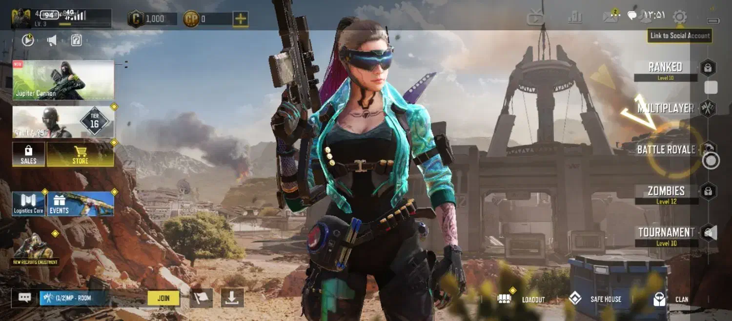 اکانت گاد اسکین گردونه|کنسول، بازی ویدئویی و آنلاین|باغ بهادران, |دیوار